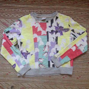 Pinko Muticolor Leaf Pattern Sweater size medium